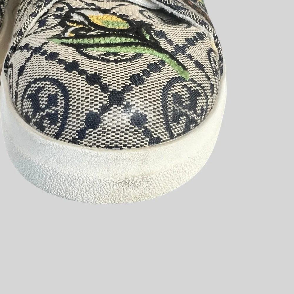 Tory Burch T Monogram Howell Embroidered Sneaker.